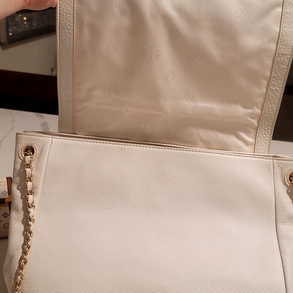Beautifull Tory burch white bag